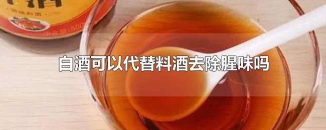 白酒可以代替料酒去除腥味吗 白酒可以代替料酒去除腥味吗