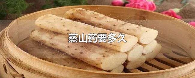 蒸山药要多久 蒸山药要多久