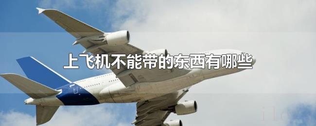 上飞机不能带的东西有哪些 上飞机不能带的东西有哪些