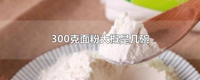 300克面粉大概是几碗 300克面粉大概是几碗