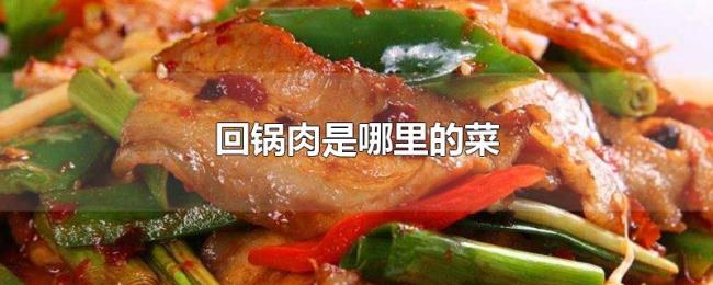 回锅肉是哪里的菜 回锅肉是哪里的菜