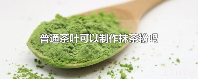 普通茶叶可以制作抹茶粉吗 普通茶叶可以制作抹茶粉吗