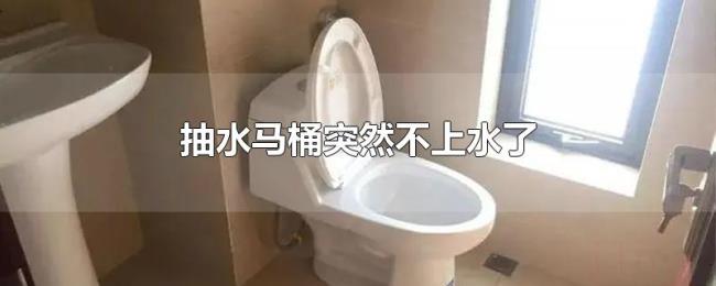 抽水马桶突然不上水了 抽水马桶突然不上水了