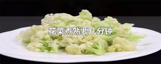 花菜煮熟要几分钟 花菜煮熟要几分钟