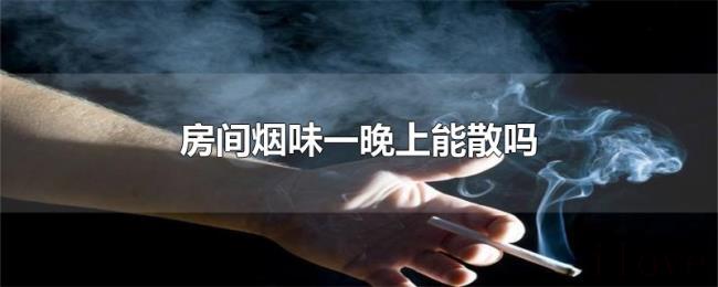 房间烟味一晚上能散吗