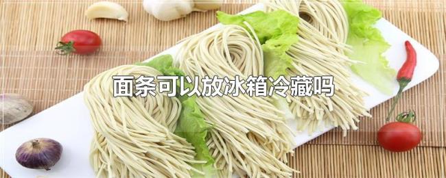 面条可以放冰箱冷藏吗 面条可以放冰箱冷藏吗