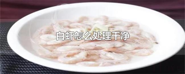 白虾怎么处理干净