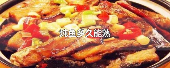 炖鱼多久能熟