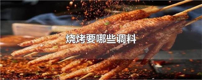 烧烤要哪些调料