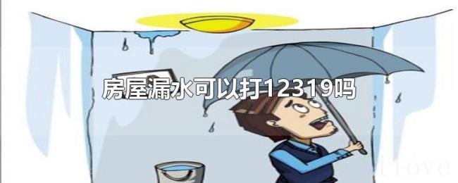 房屋漏水可以打12319吗