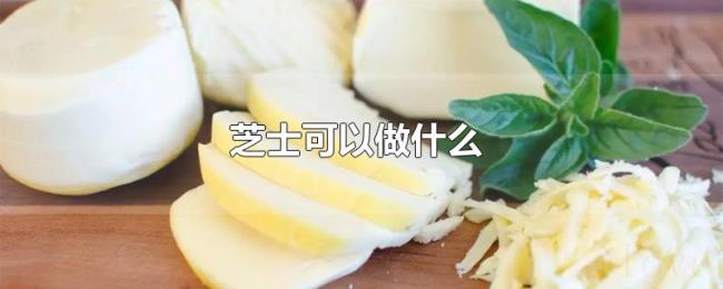 芝士可以做什么