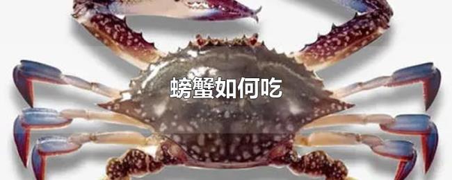螃蟹如何吃
