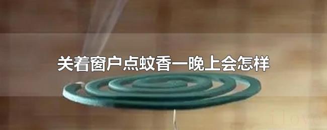 关着窗户点蚊香一晚上会怎样