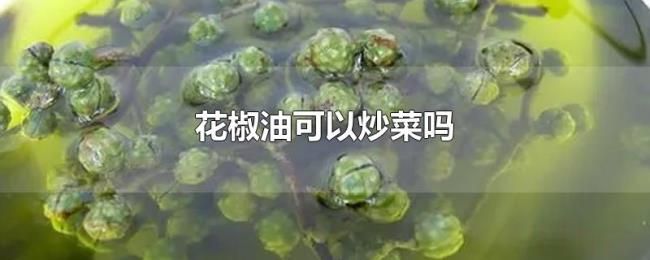 花椒油可以炒菜吗