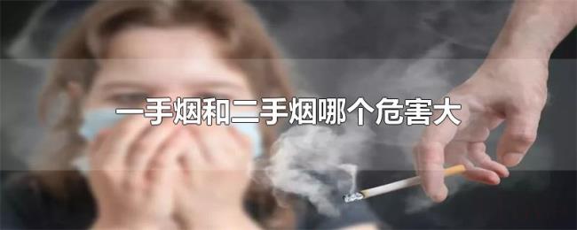 一手烟和二手烟哪个危害大