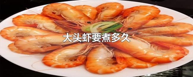 大头虾要煮多久 大头虾要煮多久