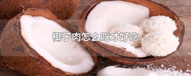 椰子肉怎么吃才好吃 椰子肉怎么吃才好吃