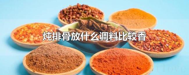 炖排骨放什么调料比较香 炖排骨放什么调料比较香