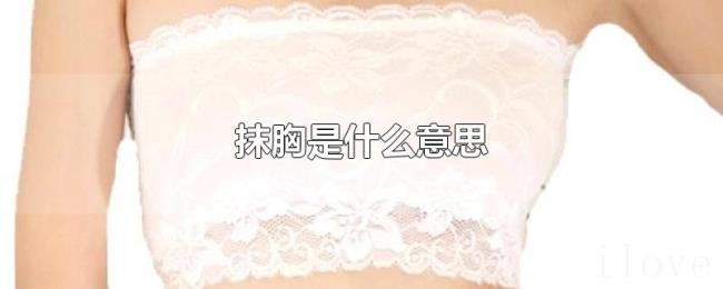 抹胸是什么意思 抹胸是什么意思