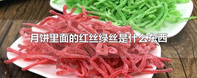 月饼里面的红丝绿丝是什么东西