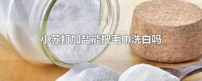 小苏打加盐能把毛巾洗白吗 小苏打加盐能把毛巾洗白吗