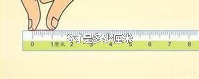 8寸是多少厘米 8寸是多少厘米