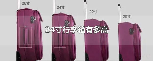 24寸行李箱有多高 24寸行李箱有多高