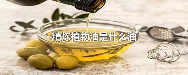 精炼植物油是什么油 精炼植物油是什么油
