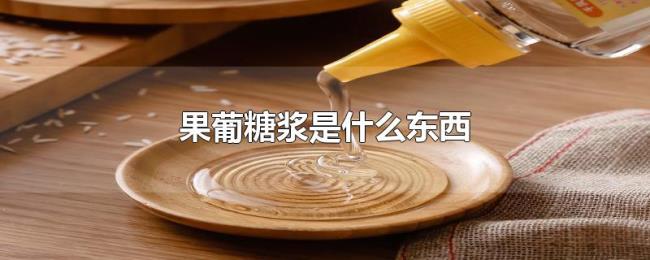 果葡糖浆是什么东西 果葡糖浆是什么东西