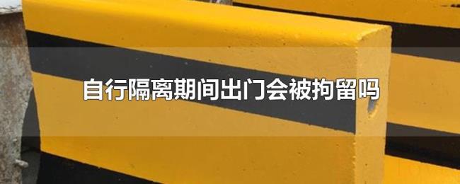 自行隔离期间出门会被拘留吗 自行隔离期间出门会被拘留吗