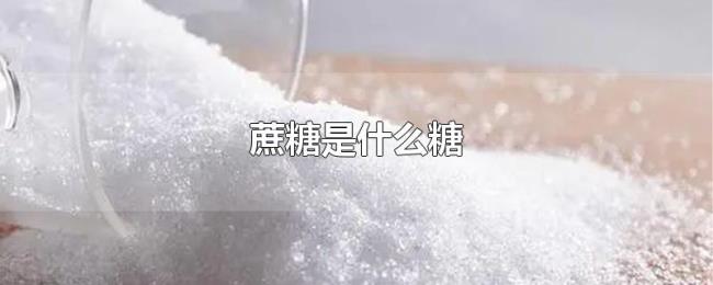 蔗糖是什么糖