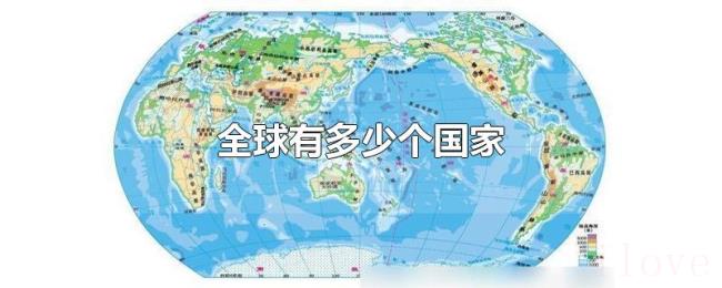 全球有多少个国家