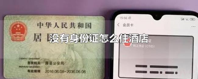 没有身份证怎么住酒店 没有身份证怎么住酒店