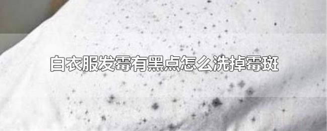 白衣服发霉有黑点怎么洗掉霉斑