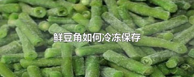 鲜豆角如何冷冻保存 鲜豆角如何冷冻保存
