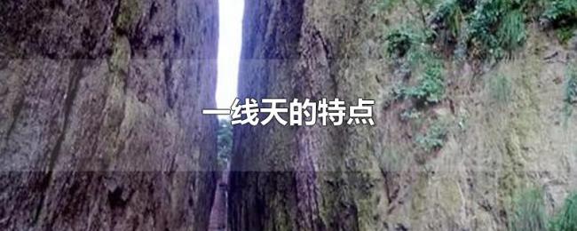 一线天的特点 一线天的特点