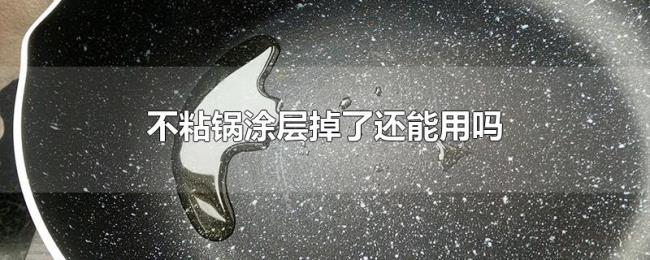 不粘锅涂层掉了还能用吗