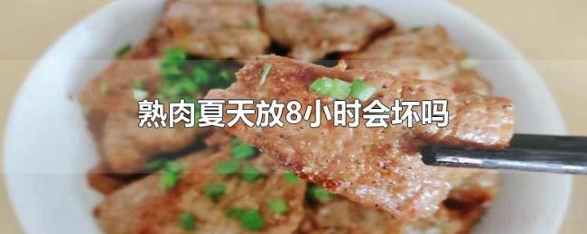 熟肉夏天放8小时会坏吗 熟肉夏天放8小时会坏吗
