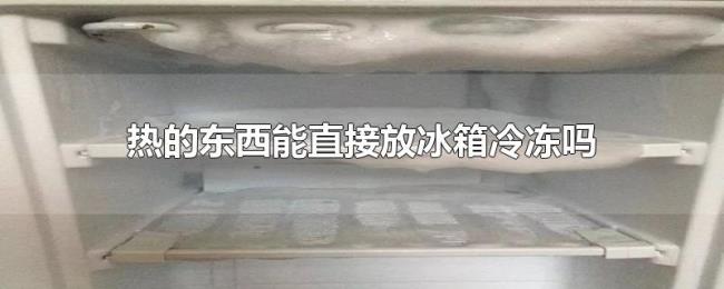 热的东西能直接放冰箱冷冻吗 热的东西能直接放冰箱冷冻吗