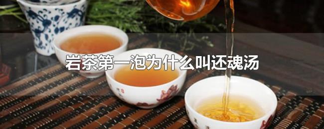 岩茶第一泡为什么叫还魂汤