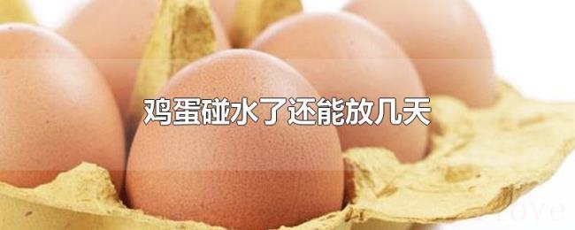 鸡蛋碰水了还能放几天 鸡蛋碰水了还能放几天