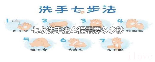 七步洗手法全程需要多少秒