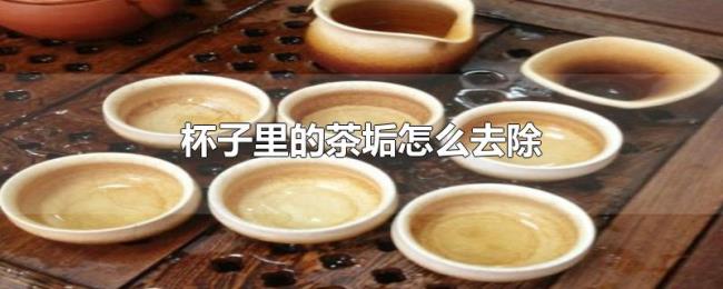 杯子里的茶垢怎么去除 杯子里的茶垢怎么去除