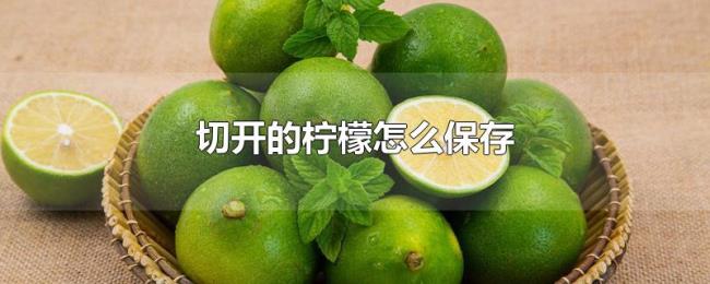 切开的柠檬怎么保存 切开的柠檬怎么保存