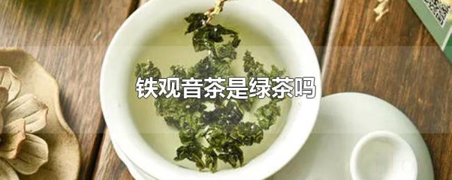 铁观音茶是绿茶吗