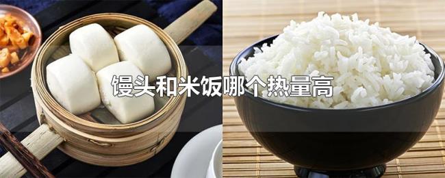 馒头和米饭哪个热量高