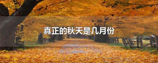 真正的秋天是几月份