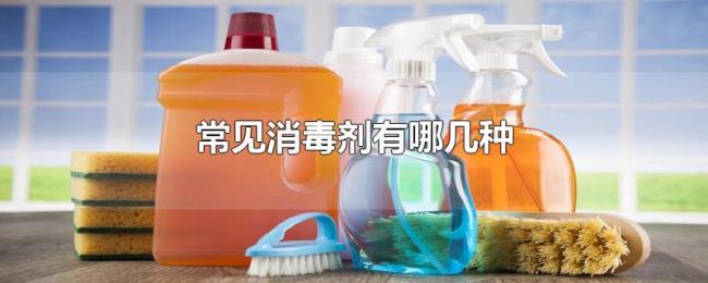 常见消毒剂有哪几种