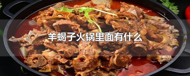 羊蝎子火锅里面有什么