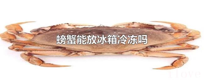 螃蟹能放冰箱冷冻吗